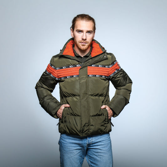 Men Short Jacket groen
