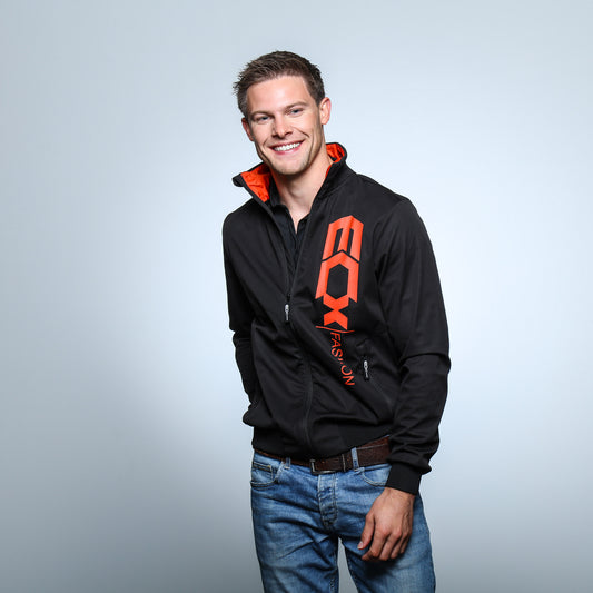 Men Softshell Jacket zwart
