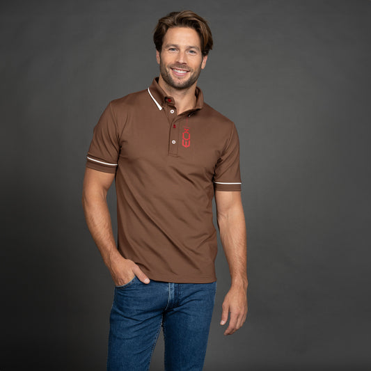 Men Shirt Polo short sleeve Letters bruin