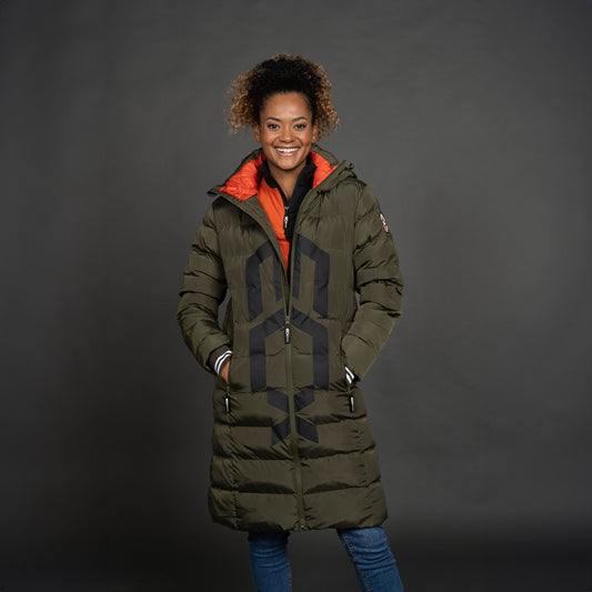 Women Long Jacket groen