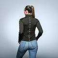 Women Shirt Uni groen