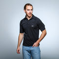 Men Shirt korte mouw zwart