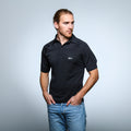 Men Shirt korte mouw zwart