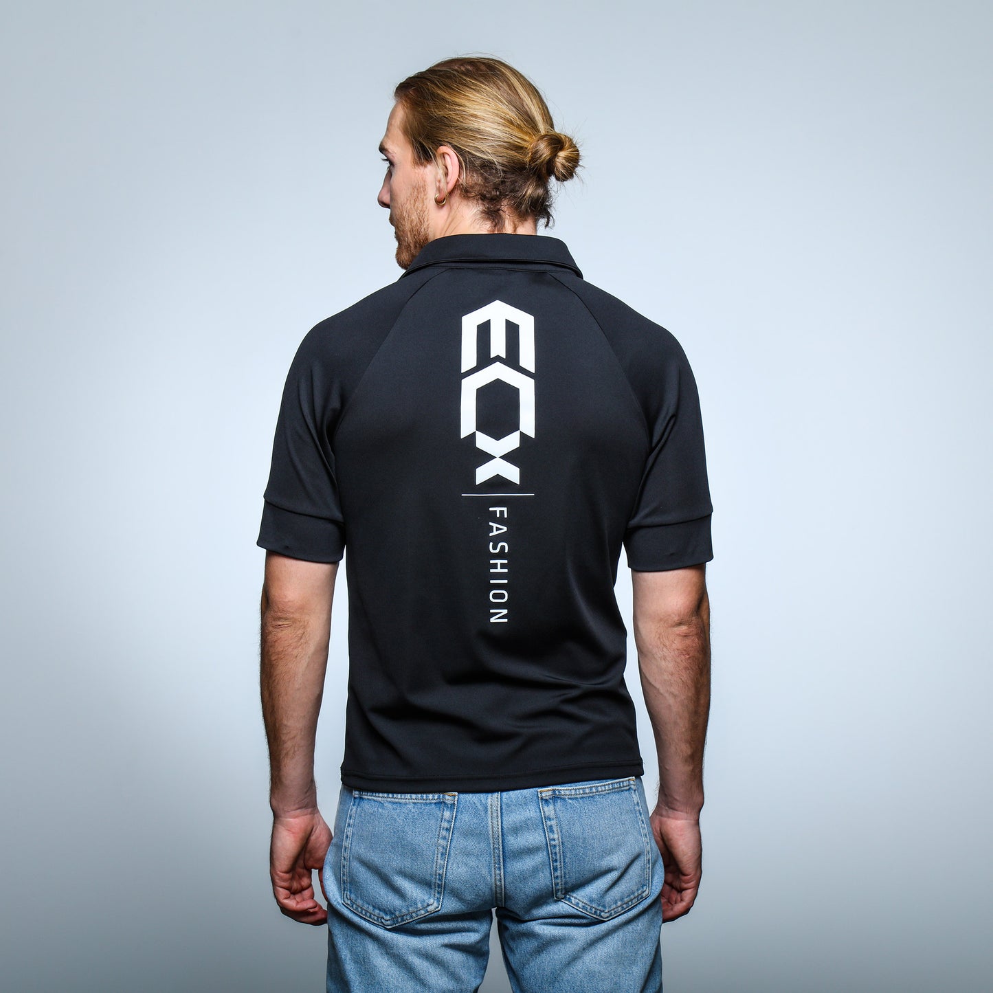 Men Shirt korte mouw zwart