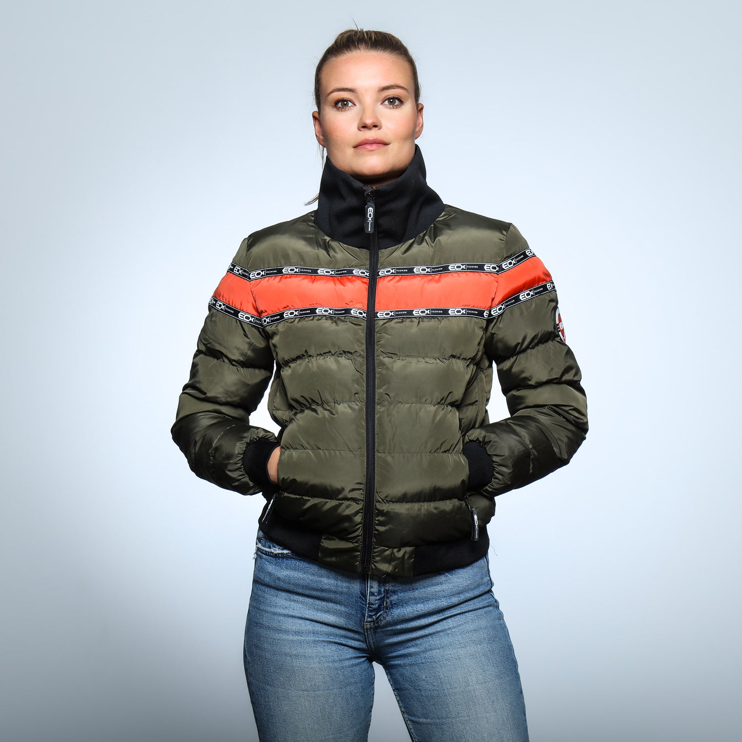 Women Short Jacket groen