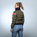 Women Short Jacket groen