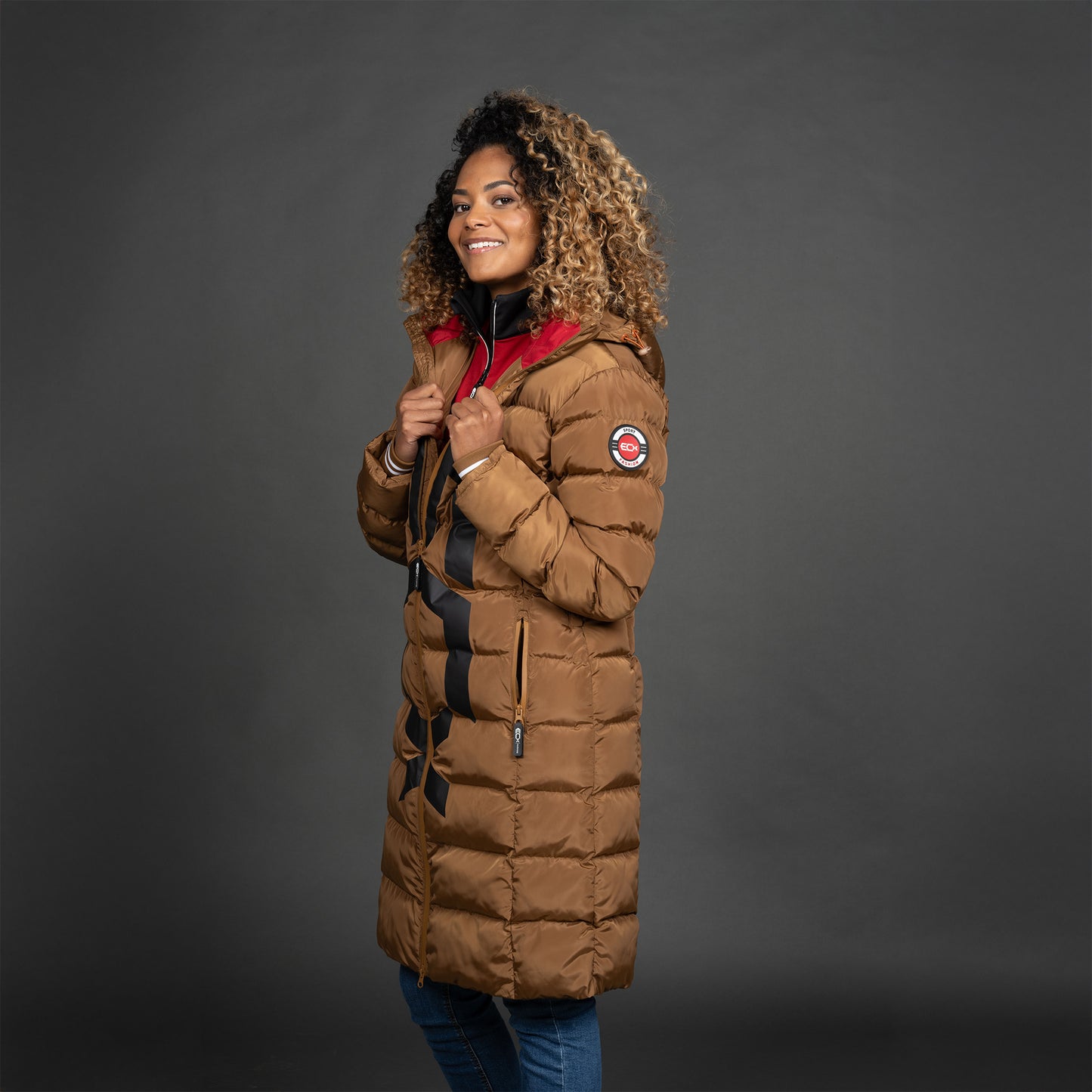 Women Long Jacket bruin