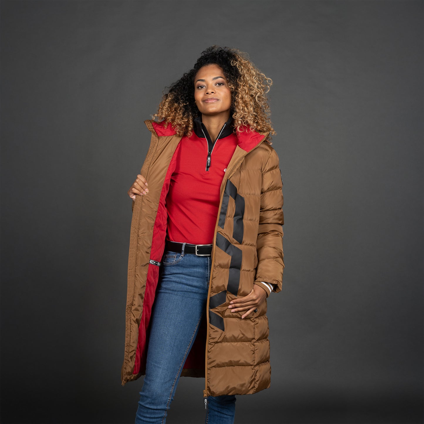 Women Long Jacket bruin