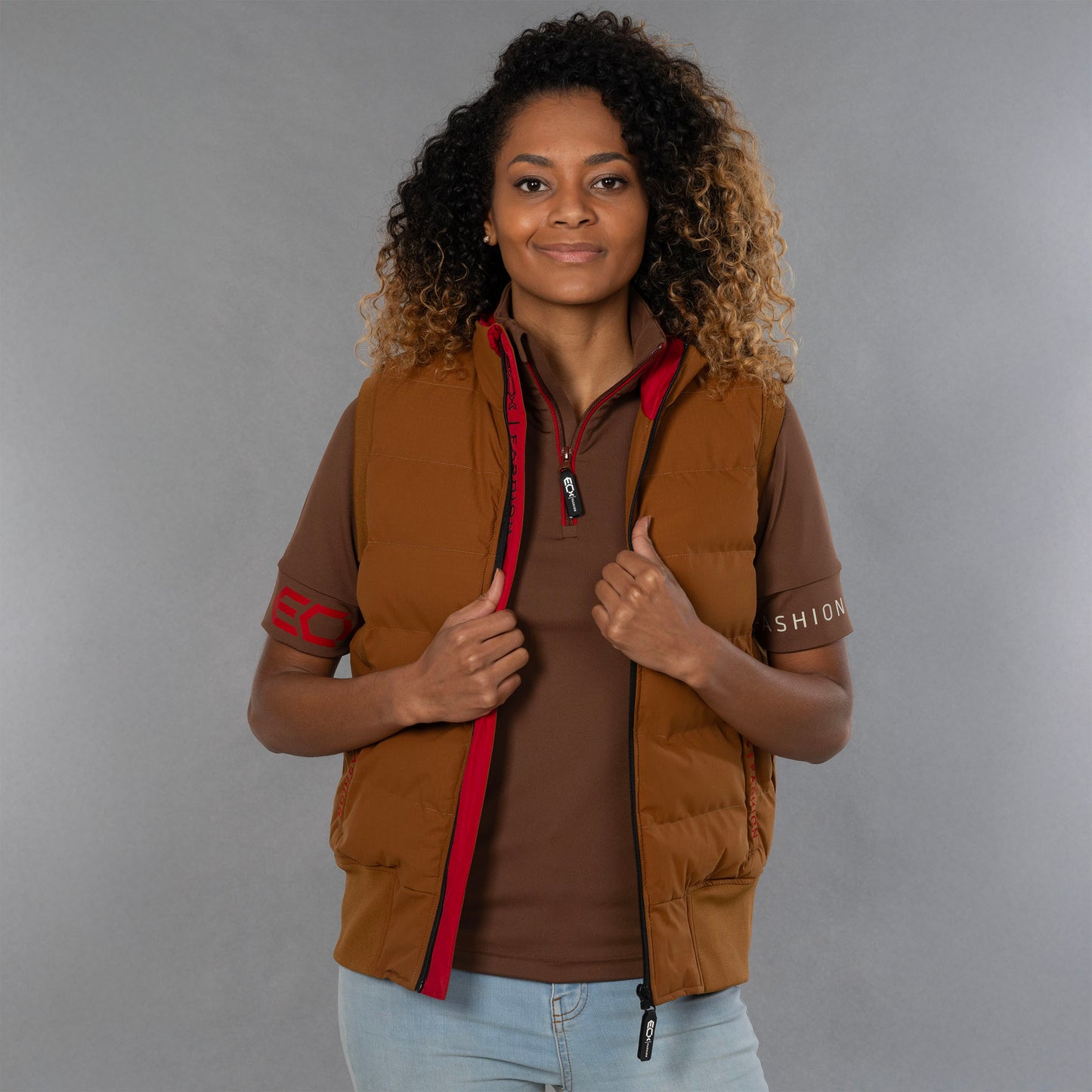 Women Bodywarmer bruin