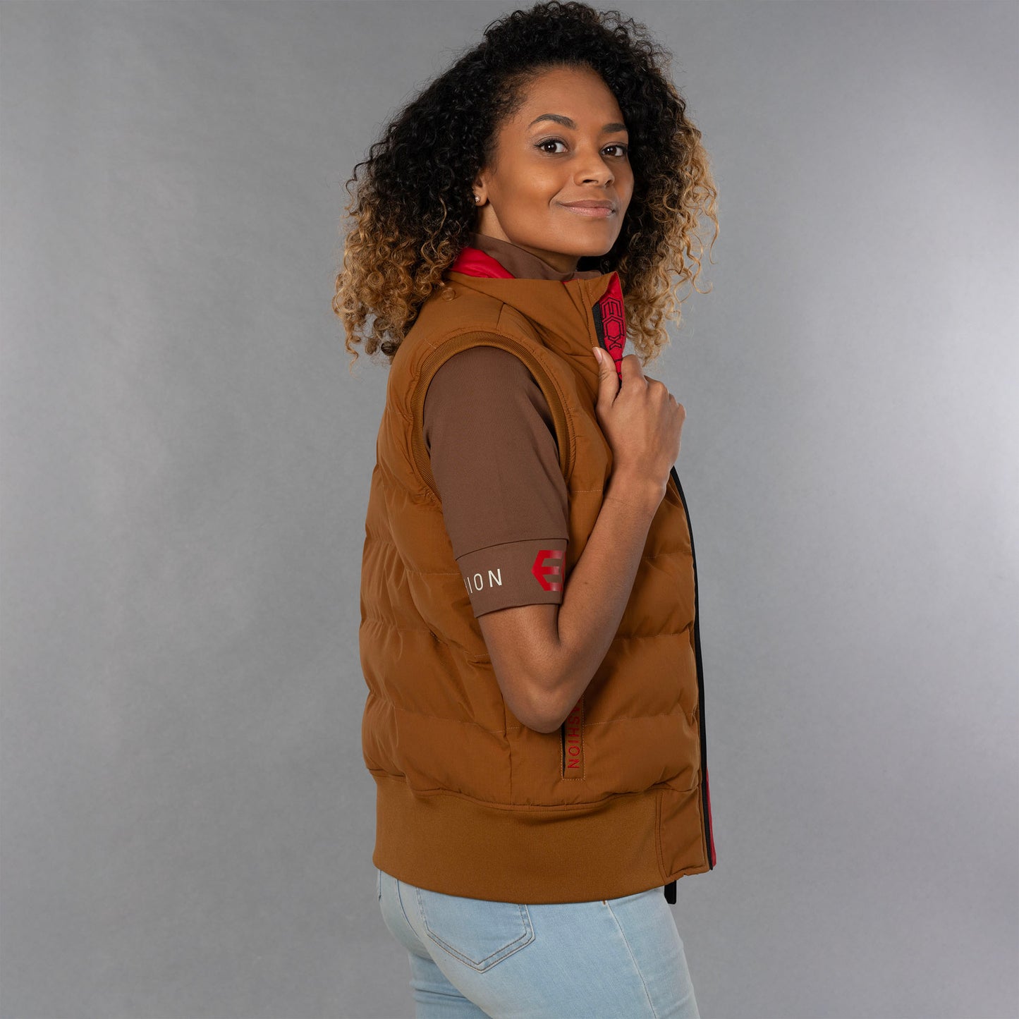 Women Bodywarmer bruin
