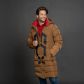 Men Long Jacket bruin