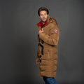 Men Long Jacket bruin