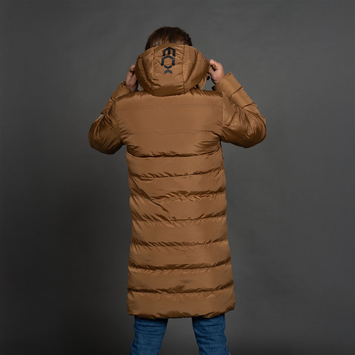 Men Long Jacket bruin