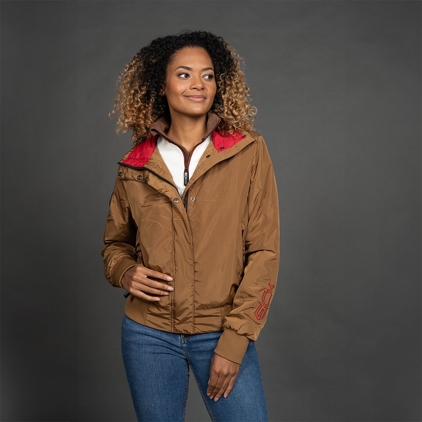 Women Bomber Jacket bruin