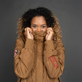 Women Bomber Jacket bruin
