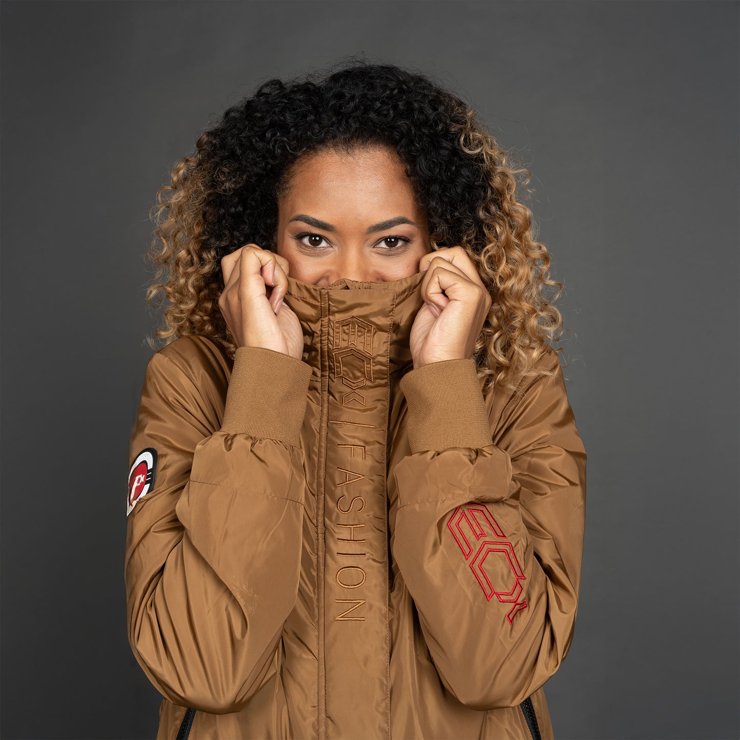 Women Bomber Jacket bruin