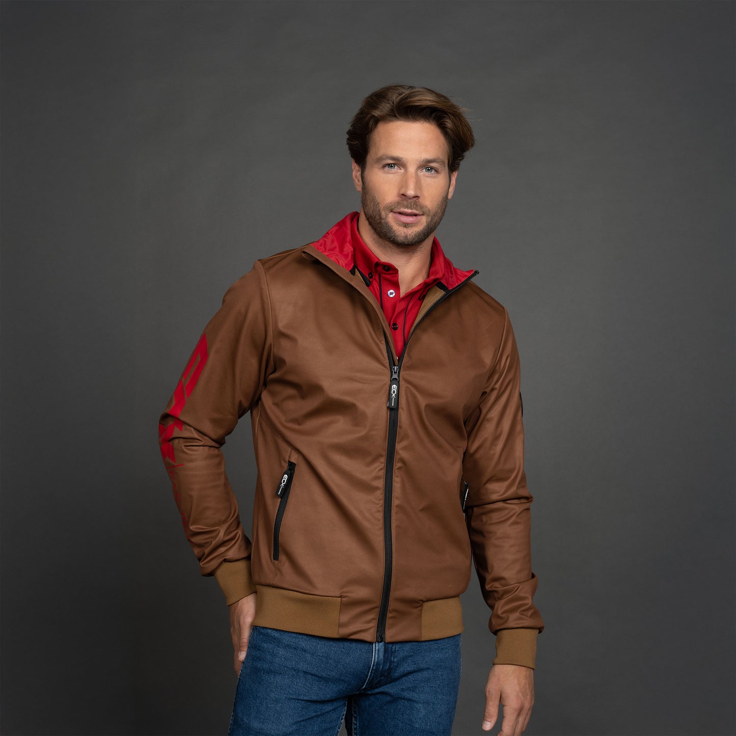 Men Softshell Jacket bruin