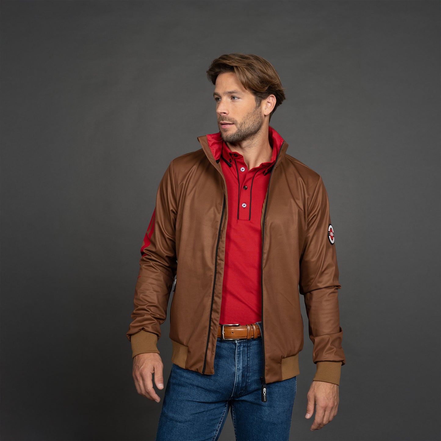 Men Softshell Jacket bruin